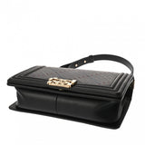 CHANEL シャネル チェーンショルダー 25 ブラック レディース レザー ショルダーバッグ ABランク 中古 銀蔵