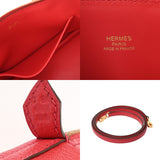 HERMES エルメス ボリード 1923 ミニ ローズ スクリーム レディース シェーブル ハンドバッグ Aランク 中古 銀蔵