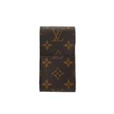 LOUIS VUITTON ルイヴィトン モノグラム シガレットケース ブラウン M63024 ユニセックス モノグラムキャンバス ブランド小物 Aランク 中古 銀蔵