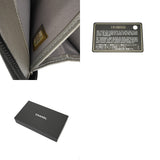 CHANEL シャネル ラウンドファスナーカメリア ブラック メンズ レザー 長財布 ABランク 中古 銀蔵