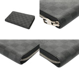 LOUIS VUITTON ルイヴィトン ダミエグラフィット ジッピーオーガナイザー ブラック/グレー N63077 メンズ ダミエキャンバス 長財布 Bランク 中古 銀蔵