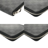 LOUIS VUITTON ルイヴィトン ダミエグラフィット ジッピーオーガナイザー ブラック/グレー N63077 メンズ ダミエキャンバス 長財布 Bランク 中古 銀蔵