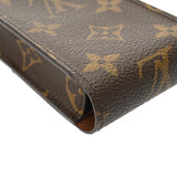 LOUIS VUITTON ルイヴィトン モノグラム シガレットケース ブラウン M63024 ユニセックス モノグラムキャンバス ブランド小物 ABランク 中古 銀蔵