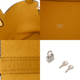 HERMES エルメス ピコタン ロック PM ジョーヌアンプル B刻印(2023年頃) レディース トリヨンクレマンス ハンドバッグ ABランク 中古 銀蔵