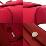 HERMES エルメス エールバッグ ジップ GM ローズメキシコ/ルージュピマン Y刻印(2020年頃) レディース トワルオフィシエ ヴァッシュハンター ハンドバッグ Aランク 中古 銀蔵