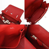 HERMES エルメス ジプシエール 31 バイカラー ルージュカザック/ルージュアッシュ □R刻印(2014年頃) レディース トリヨンクレマンス ショルダーバッグ Aランク 中古 銀蔵
