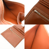 HERMES エルメス ベアンコンパクト フォープ □L刻印(2008年頃) ユニセックス ヴォーバレニア 二つ折り財布 Aランク 中古 銀蔵