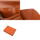 HERMES エルメス ベアンコンパクト フォープ □L刻印(2008年頃) ユニセックス ヴォーバレニア 二つ折り財布 Aランク 中古 銀蔵