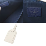 LOUIS VUITTON ルイヴィトン モノグラムバンダナ シティキーポル ブルー/ホワイト M20555 ユニセックス レザー ショルダーバッグ Aランク 中古 銀蔵