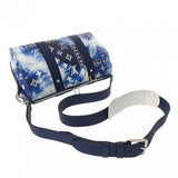 LOUIS VUITTON ルイヴィトン モノグラムバンダナ シティキーポル ブルー/ホワイト M20555 ユニセックス レザー ショルダーバッグ Aランク 中古 銀蔵