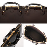 LOUIS VUITTON ルイヴィトン モノグラムヴェルニ アルマ PM アマラント M91611 レディース モノグラムヴェルニ ハンドバッグ ABランク 中古 銀蔵