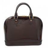 LOUIS VUITTON ルイヴィトン モノグラムヴェルニ アルマ PM アマラント M91611 レディース モノグラムヴェルニ ハンドバッグ ABランク 中古 銀蔵