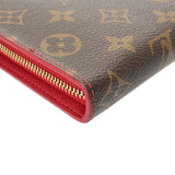 LOUIS VUITTON ルイヴィトン モノグラムチェリー ポルトモネジップ 村上隆コラボ ブラウン M95006 レディース モノグラムキャンバス 長財布 Aランク 中古 銀蔵