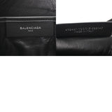 BALENCIAGA バレンシアガ ショッピングポーチ L ブラック 492467 ユニセックス レザー ポーチ Aランク 中古 銀蔵