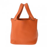 HERMES エルメス ピコタン PM オレンジ □H刻印(2004年頃) レディース トリヨンクレマンス ハンドバッグ ABランク 中古 銀蔵