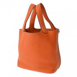 HERMES エルメス ピコタン PM オレンジ □H刻印(2004年頃) レディース トリヨンクレマンス ハンドバッグ ABランク 中古 銀蔵