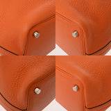 HERMES エルメス ピコタン PM オレンジ □H刻印(2004年頃) レディース トリヨンクレマンス ハンドバッグ ABランク 中古 銀蔵