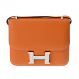 HERMES エルメス コンスタンス 3 ミニ 18 アプリコット C刻印(2018年頃) レディース エバーカラー ショルダーバッグ Aランク 中古 銀蔵