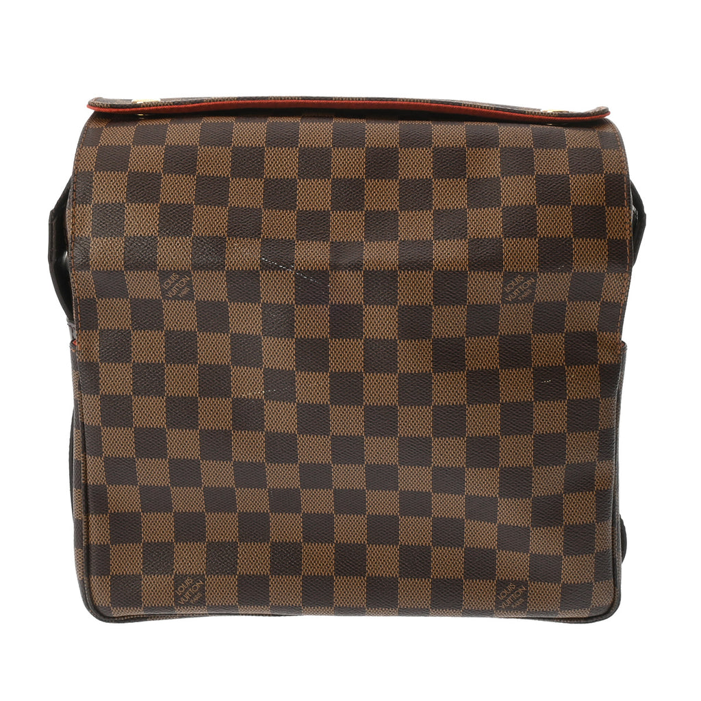 ルイヴィトン ナヴィグリオ ダミエ ショルダーバッグ ダミエキャンバス N45255 ブラウン ユニセックス LOUIS VUITTON  中古 LOUIS VUITTON（ルイ・ヴィトン） ナヴィグリオ ダミエ ショルダー