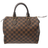 LOUIS VUITTON ルイヴィトン ダミエ スピーディ 25 ブラウン N41532 レディース ダミエキャンバス ハンドバッグ Aランク 中古 銀蔵