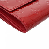 LOUIS VUITTON ルイヴィトン モノグラムヴェルニ ポルトモネビエカルトクレディ 両面財布 ポムダムール M91982 レディース モノグラムヴェルニ 二つ折り財布 Aランク 中古 銀蔵