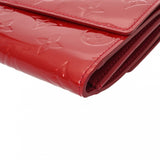 LOUIS VUITTON ルイヴィトン モノグラムヴェルニ ポルトモネビエカルトクレディ 両面財布 ポムダムール M91982 レディース モノグラムヴェルニ 二つ折り財布 Aランク 中古 銀蔵