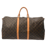 LOUIS VUITTON ルイヴィトン モノグラム キーポル バンドリエール 55 ブラウン M41414 ユニセックス モノグラムキャンバス ボストンバッグ Bランク 中古 銀蔵