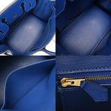 HERMES エルメス バーキン 30 ブルーエレクトリック □R刻印(2014年頃) レディース ヴォーエプソン ハンドバッグ Aランク 中古 銀蔵