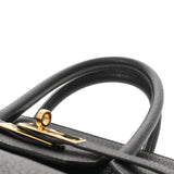 HERMES エルメス バーキン 35 ブラック □M刻印(2009年頃) ユニセックス トリヨンクレマンス ハンドバッグ Aランク 中古 銀蔵