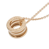 BVLGARI ブルガリ B-ZERO1 ネックレス レディース K18イエローゴールド YG ネックレス Aランク 中古 銀蔵