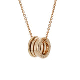 BVLGARI ブルガリ B-ZERO1 ネックレス レディース K18イエローゴールド YG ネックレス Aランク 中古 銀蔵