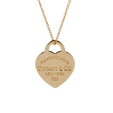 TIFFANY&Co. ティファニー リターントゥハート ネックレス レディース K18イエローゴールド YG ネックレス Aランク 中古 銀蔵