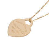 TIFFANY&Co. ティファニー リターントゥハート ネックレス レディース K18イエローゴールド YG ネックレス Aランク 中古 銀蔵