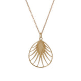 TIFFANY&Co. ティファニー ビラパロマパーム ネックレス レディース K18イエローゴールド YG ネックレス Aランク 中古 銀蔵