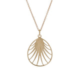 TIFFANY&Co. ティファニー ビラパロマパーム ネックレス レディース K18イエローゴールド YG ネックレス Aランク 中古 銀蔵