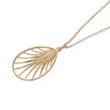 TIFFANY&Co. ティファニー ビラパロマパーム ネックレス レディース K18イエローゴールド YG ネックレス Aランク 中古 銀蔵