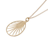 TIFFANY&Co. ティファニー ビラパロマパーム ネックレス レディース K18イエローゴールド YG ネックレス Aランク 中古 銀蔵