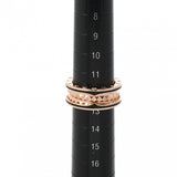 BVLGARI ブルガリ B.ZERO1 ロックリング #53 357987 12.5号 レディース K18ピンクゴールド PG セラミック リング・指輪 Aランク 中古 銀蔵