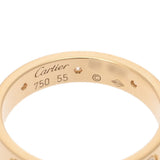 CARTIER カルティエ ミニラブリング フルダイヤ #55 14.5号 レディース K18イエローゴールド YG リング・指輪 Aランク 中古 銀蔵