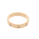 CARTIER カルティエ ミニラブリング フルダイヤ #55 14.5号 レディース K18イエローゴールド YG リング・指輪 Aランク 中古 銀蔵