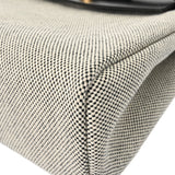 HERMES エルメス エールバッグ ジップ 20 ルトゥルネ ブラック/エクリュ K刻印(20025年頃) レディース ヴァッシュハンター/トワルミリタリー ハンドバッグ Aランク 中古 銀蔵