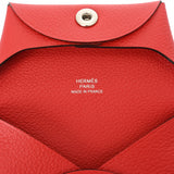 HERMES エルメス バスティア ルージュラデュー W刻印(2024年頃) レディース エバーカラー コインケース Aランク 中古 銀蔵