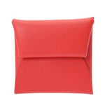 HERMES エルメス バスティア ルージュラデュー W刻印(2024年頃) レディース エバーカラー コインケース 未使用 銀蔵