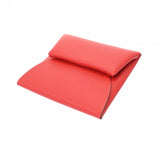 HERMES エルメス バスティア ルージュラデュー W刻印(2024年頃) レディース エバーカラー コインケース 未使用 銀蔵