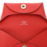 HERMES エルメス バスティア ルージュラデュー W刻印(2024年頃) レディース エバーカラー コインケース 未使用 銀蔵