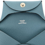 HERMES エルメス バスティア ブルージーン □K刻印(2007年頃) レディース ヴォーエプソン コインケース ABランク 中古 銀蔵