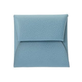 HERMES エルメス バスティア ブルージーン □K刻印(2007年頃) レディース ヴォーエプソン コインケース ABランク 中古 銀蔵