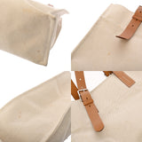 HERMES エルメス エトリヴィエール ゴールド/エクリュ 刻印不鮮明 メンズ トワルアッシュ/ヴァッシュハンター トートバッグ Bランク 中古 銀蔵