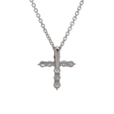 no brand ノーブランド クロスネックレス ダイヤ2.00ct - レディース Pt900プラチナ Pt850プラチナ ネックレス Aランク 中古 銀蔵