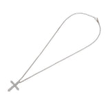 no brand ノーブランド クロスネックレス ダイヤ2.00ct - レディース Pt900プラチナ Pt850プラチナ ネックレス Aランク 中古 銀蔵